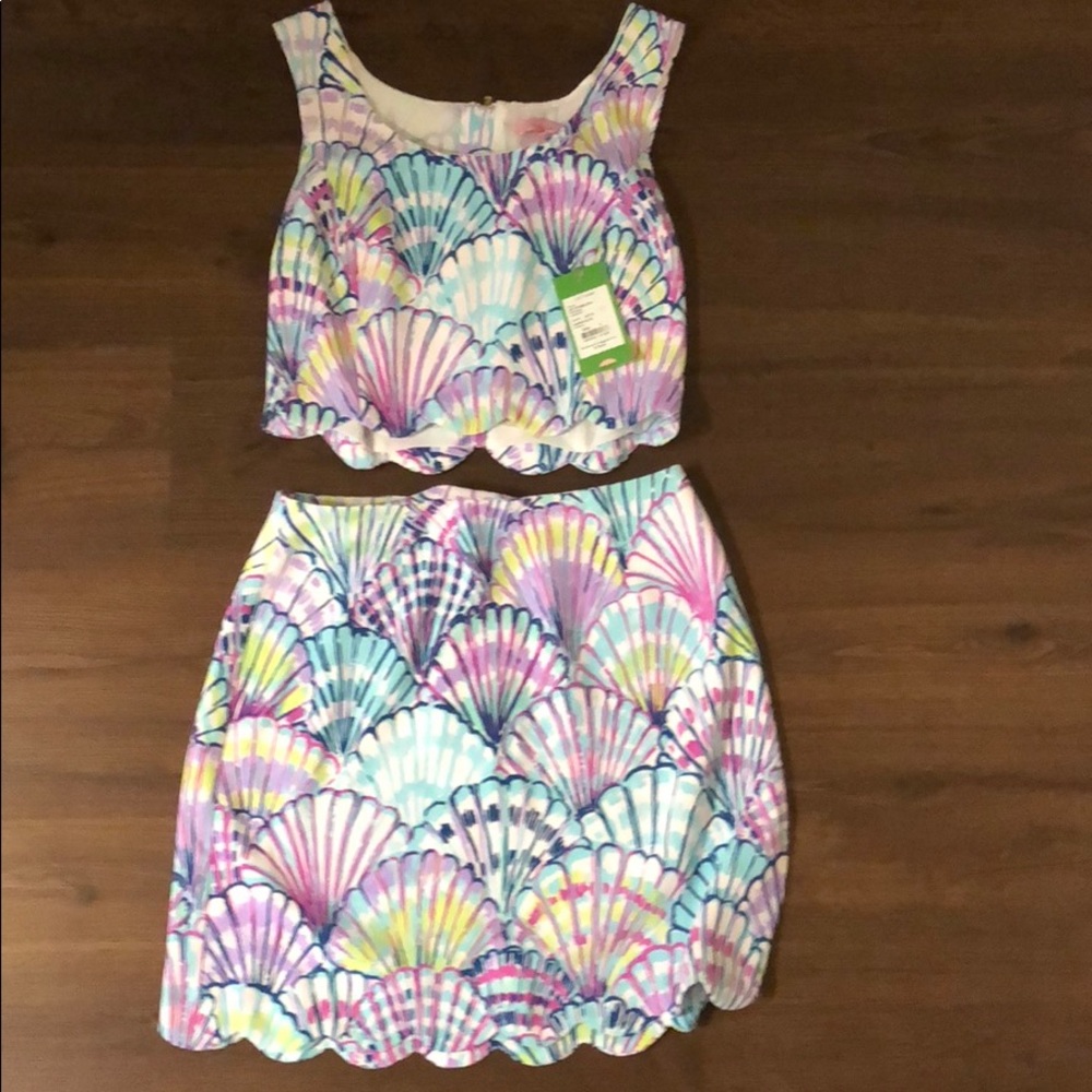 NWT Lilly pulitzer Cadden oshello two piece